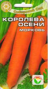 Сорт моркови Королева осени